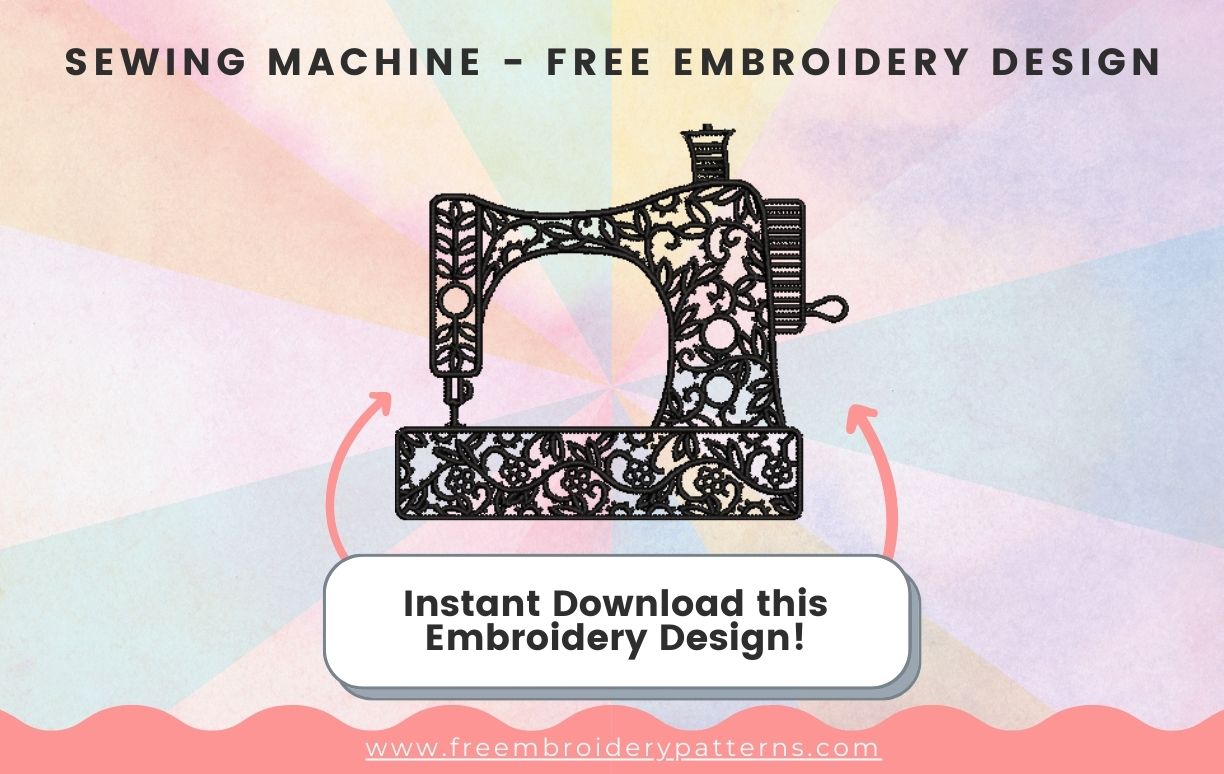 Sewing Machine – Free Embroidery Pattern - Free Embroidery Patterns