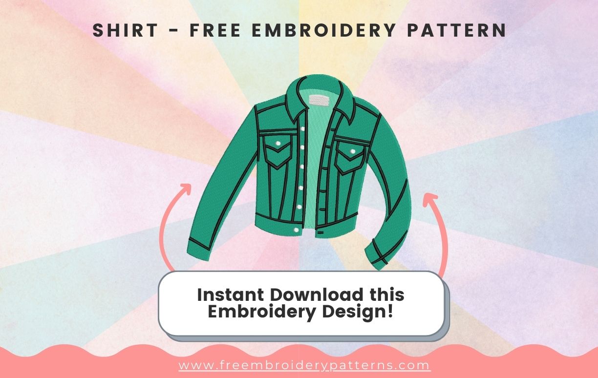 Shirt Free Embroidery Pattern