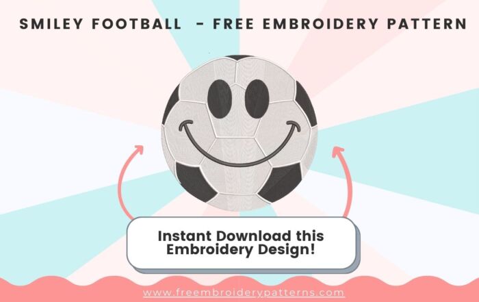 Football Free Embroidery Design