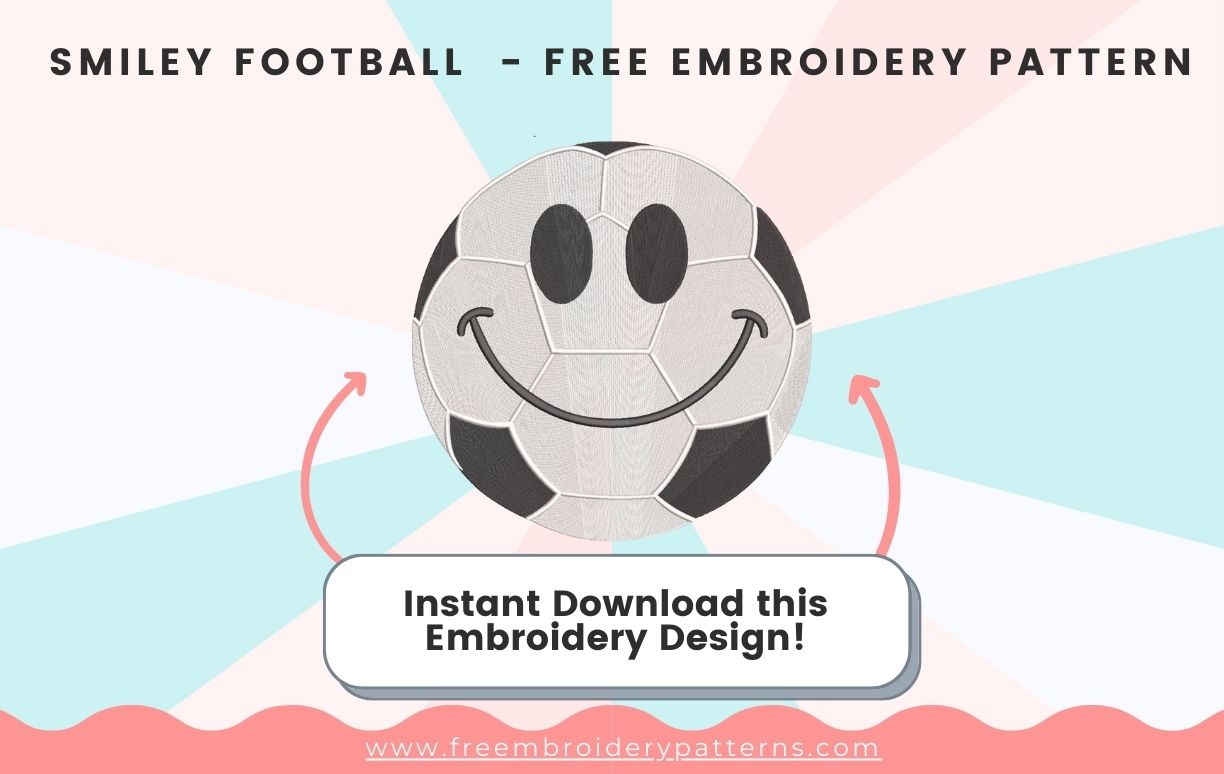 Football Free Embroidery Design